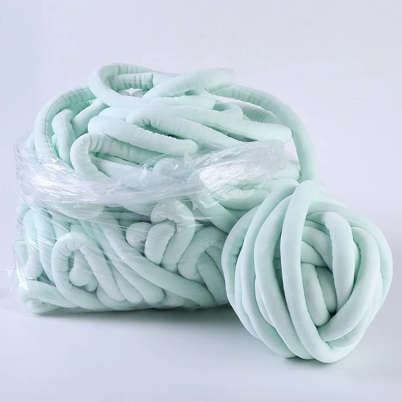 Cynthia Velvet Cotton Tube Polyester Yarn for Arm Knitting Cushion