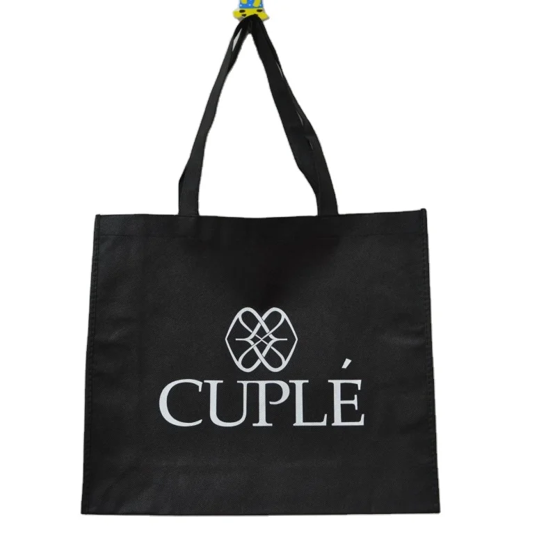 Wenzhou custom double handle Non woven shopper bag