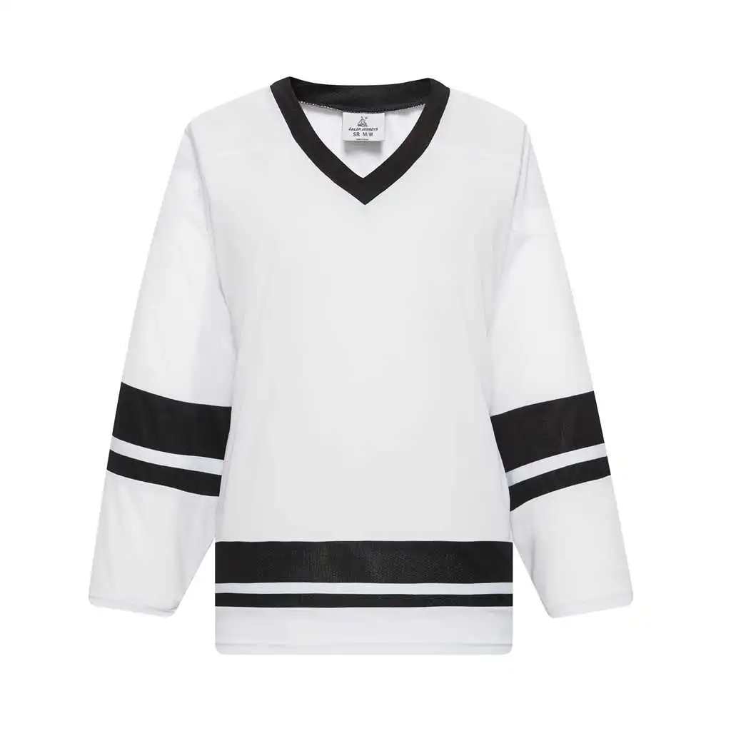 wholesale cheap blank plain youth team practice hockey jersey