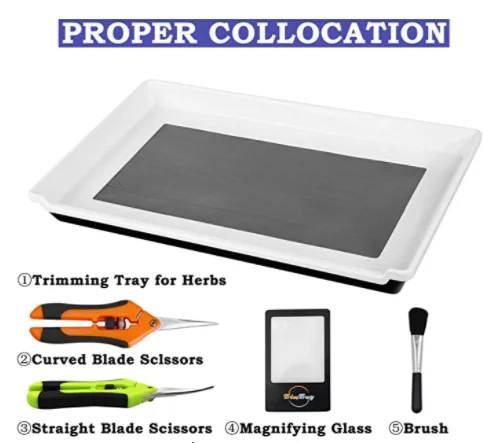 black color 1-3 years warranty Urban farming indoor flower plant hardvest trim tray for growing