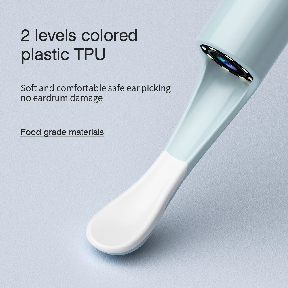 5 Million Pixels 1080P HD Ear Endoscope 4.0mm Camera Diameter Visual  Camera  Electric Earwax Remover visual ear pick