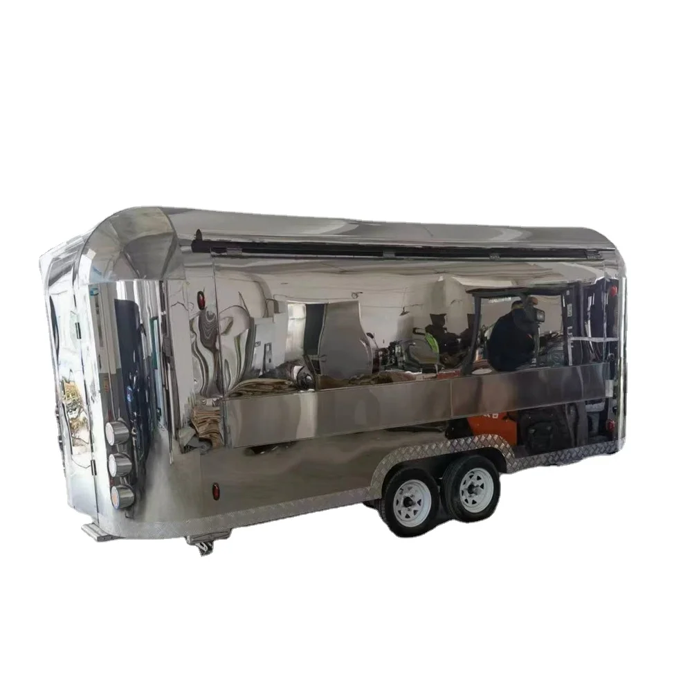 Australia Standard Street Fast Mobile Food Cart Truck Trailer with Kitchen Frozen Car Customised Customizable