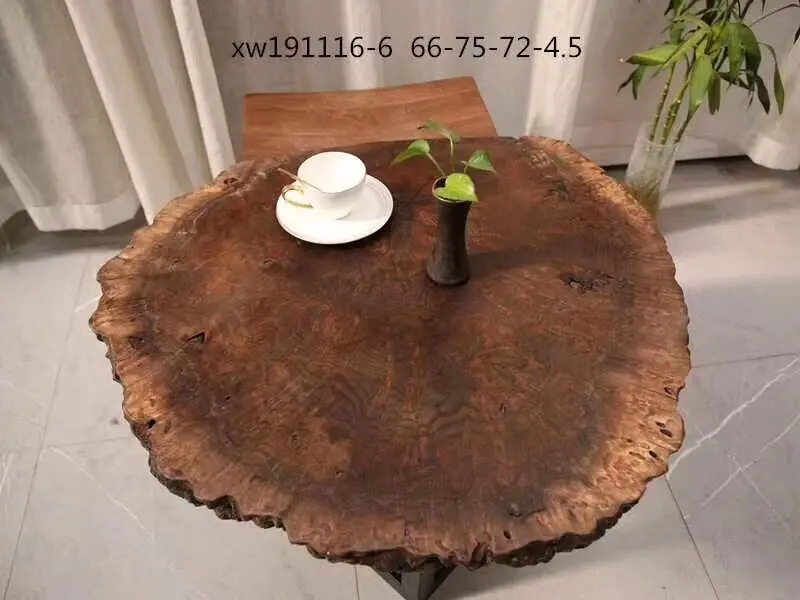 Very natural  walnut coffee table Each piece is unique