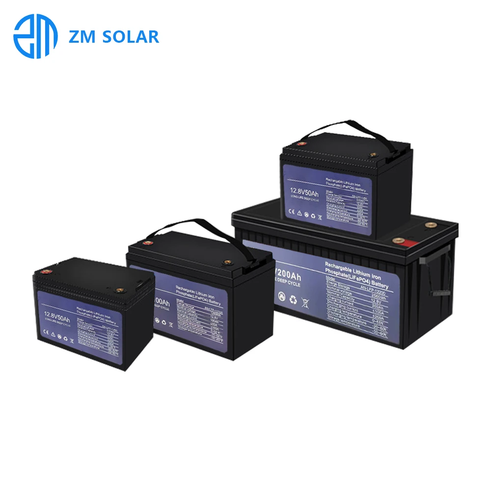 8000 Cycle 12V 24V LFP Mini 320Ah 280Ah 200Ah 100Ah LiFePO4 Battery Waterproof Rechargeable Solar Battery