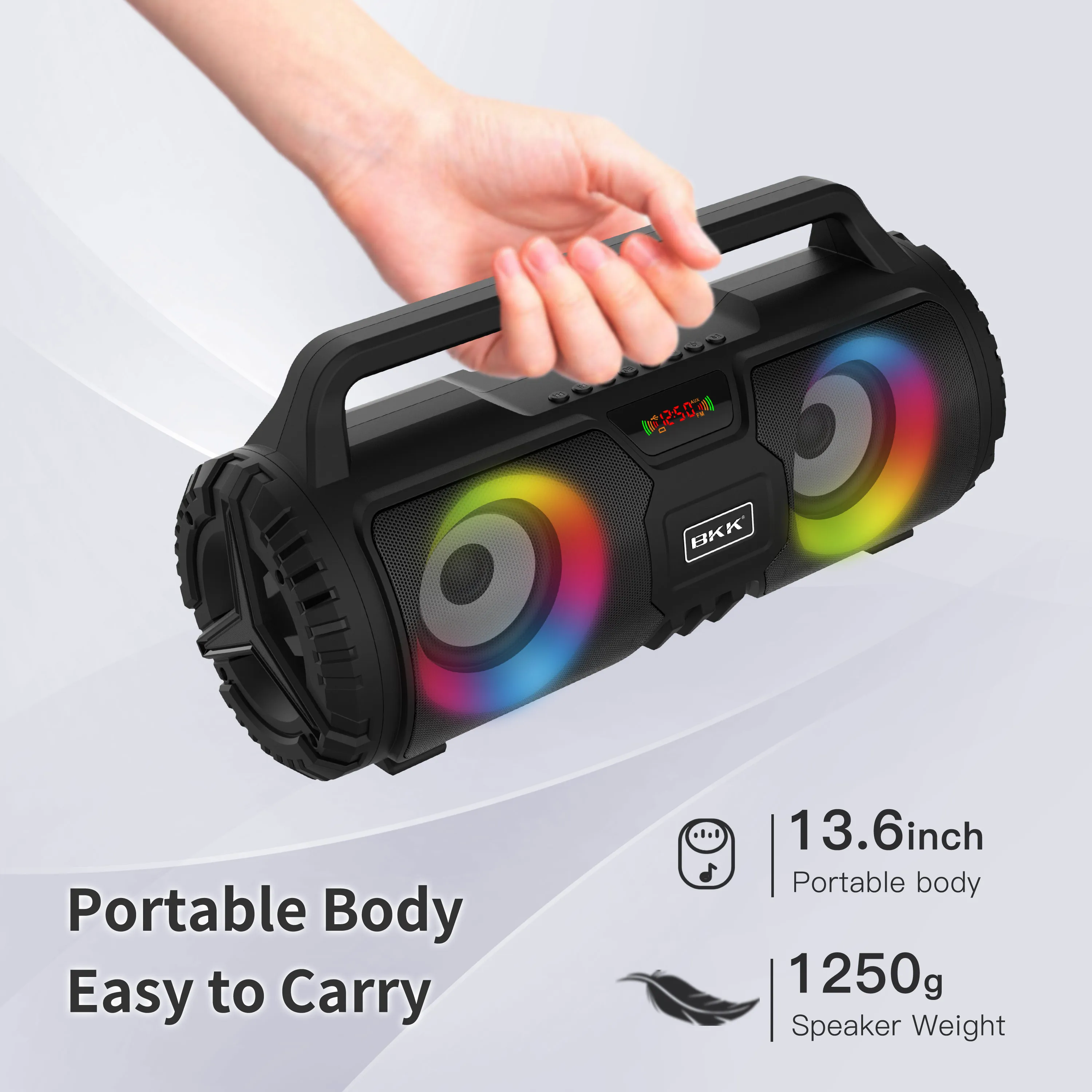 Manufacturer Bluetooth Speaker Wholesale  Loud Speaker Bluetooth Outdoor U disc FM Radio with LED lights Tower Bluetooth Speaker