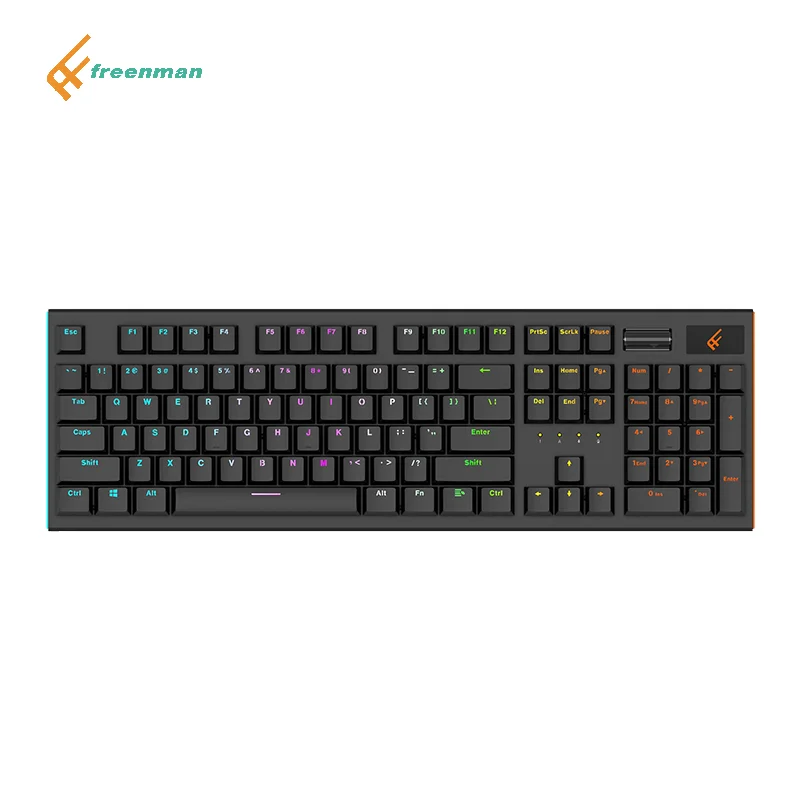 Freenman 2022 brand new wired and wireless mechanical low profile gaming keyboard