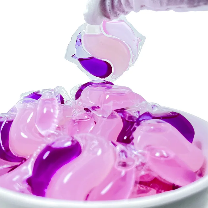 Sakura Pods Laundry Detergent Pods 3 In 1 Pva Film Gel Detergent Sauce Pods Washing Capsules Organic For Hotels