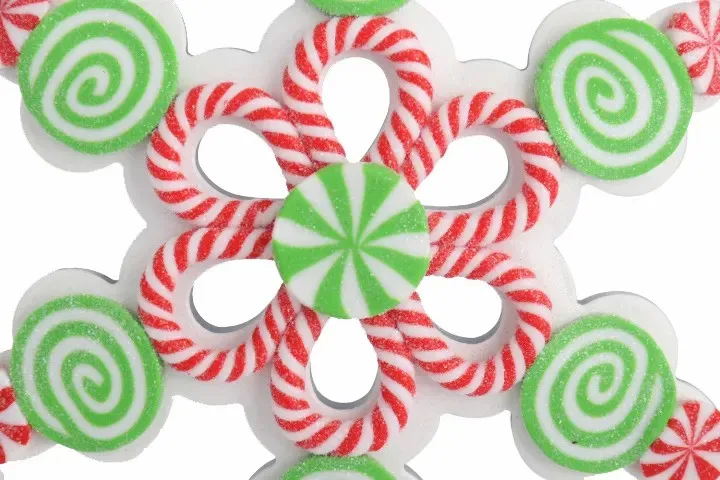 New Multicolor Handmade Snowflake Ornaments Bread Soil Snowflake Pendant for Christmas Tree Decoration