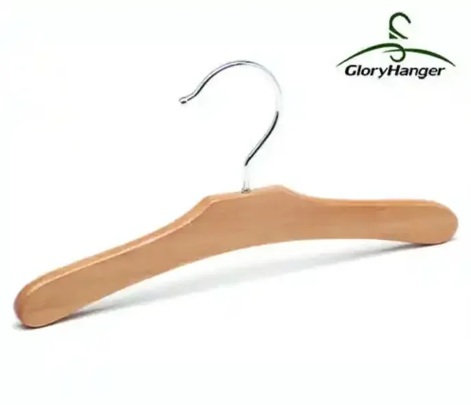 Factory sale kids clothes hangers wholesale wood clothes hangers wardrobe for garment display