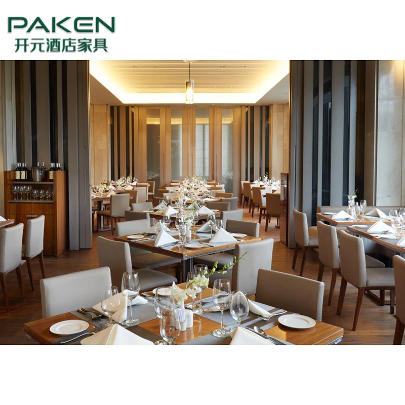 Luxury Hotel Vintage Restaurant Furniture Cafe Table And Chair Cafeteria Furniture