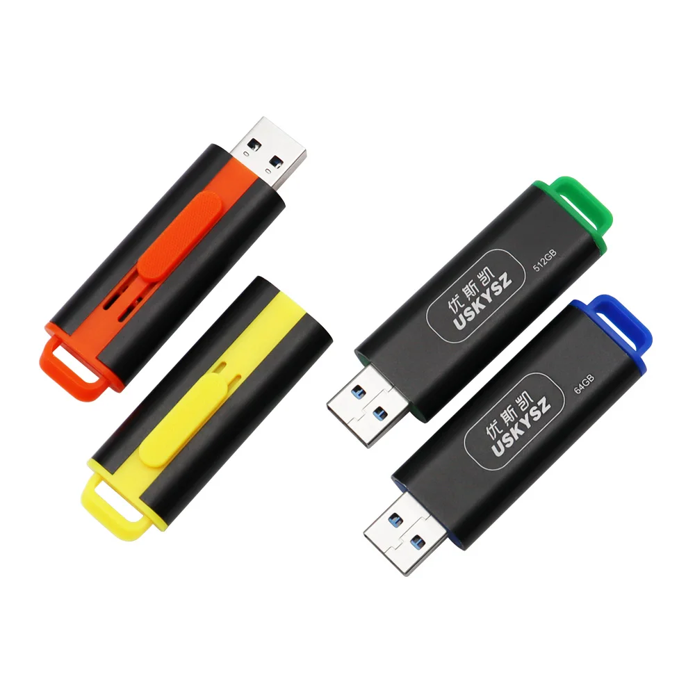 Hot Sell Elegant Beautiful USB Flash Pen Drive Aluminum Stick Usb 512GB Pendrive Memory Stick Thumb Drive Disk USB Flash Drive