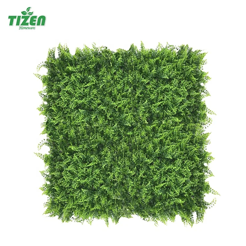 Tizen High quality plastic garden decor boxwood panel topiary hedge green artificial plant grass wall