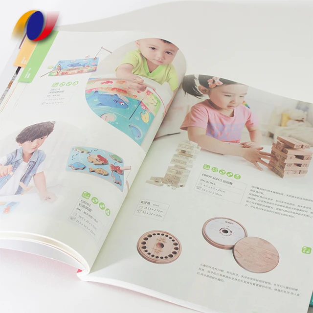 Custom Print A4 Softcover Index Tab Catalog Brochure