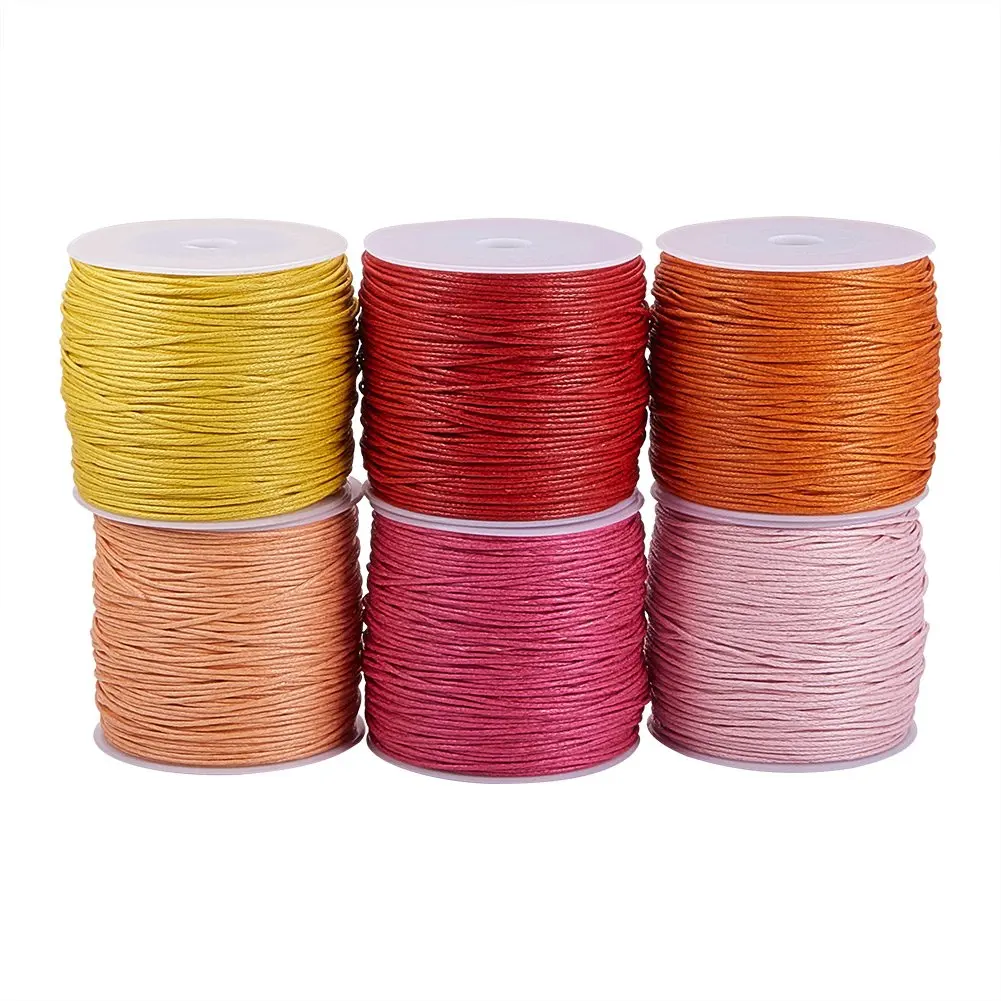round wax thread handmade polyester non-scattered handmade wax thread DIY bracelet cotton wax rope