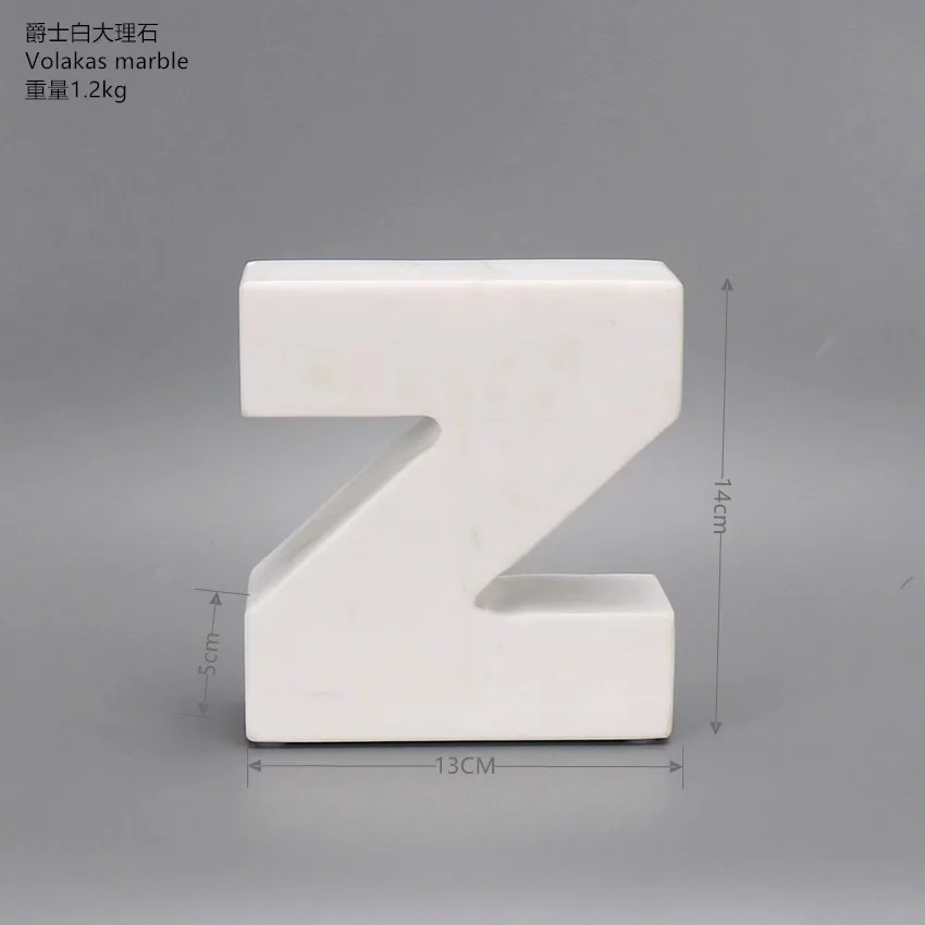 White and Black Marble Bookend Home Decorative Special Gift Marble Book End Stone Bookends