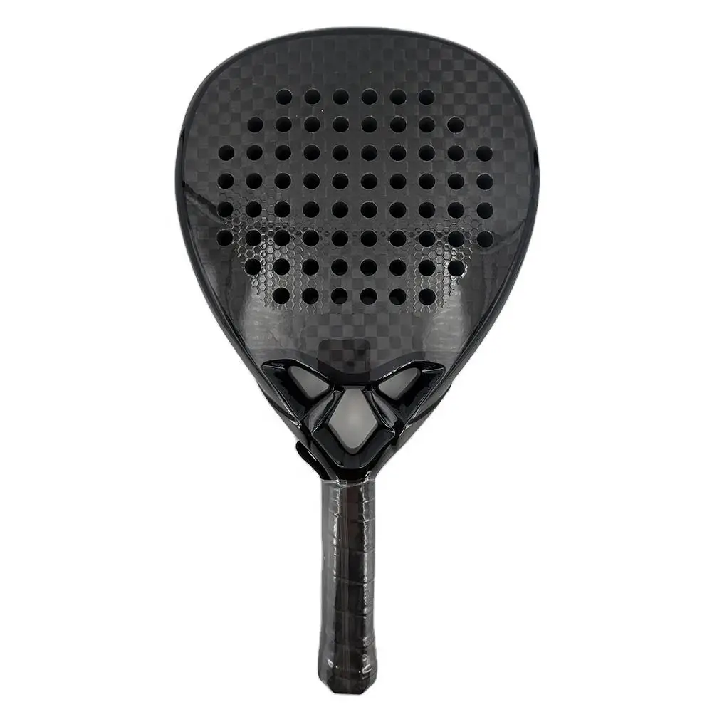 Custom Carbon Fiber Surface with Soft foam Core Paddle Tennis Racket padel rackets Paddleball Racquets paddle rackets