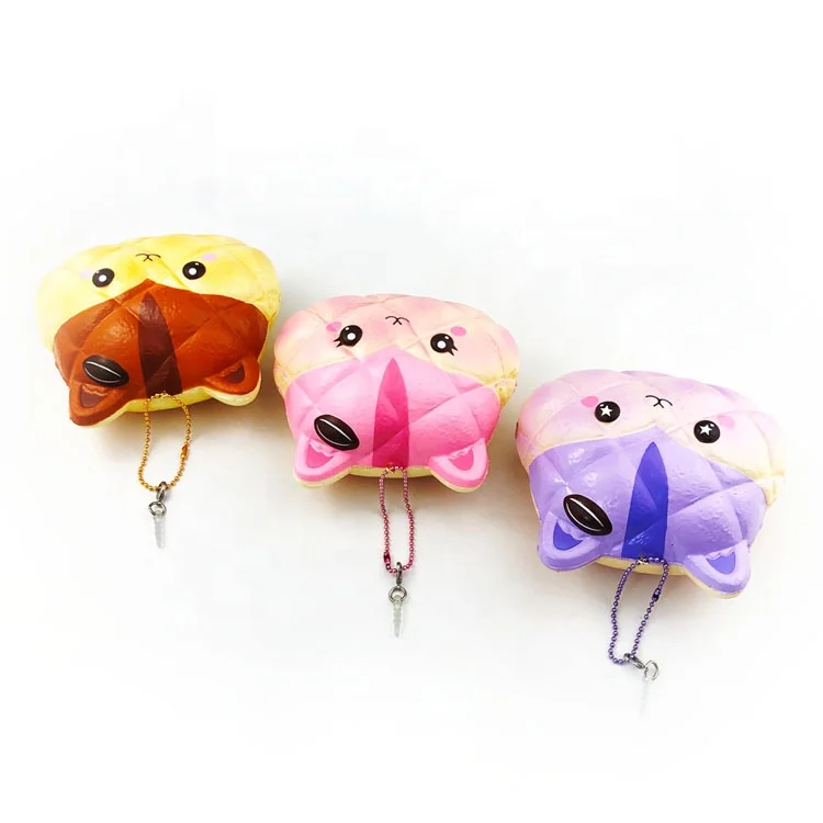 Индивидуальные милые супер мягкие сжимаемые мягкие игрушки в виде булочек для детей.