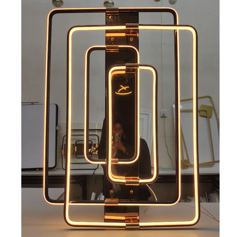 Living room light rectangular modern simple household ultra-thin ceiling light creative LED bedroom light