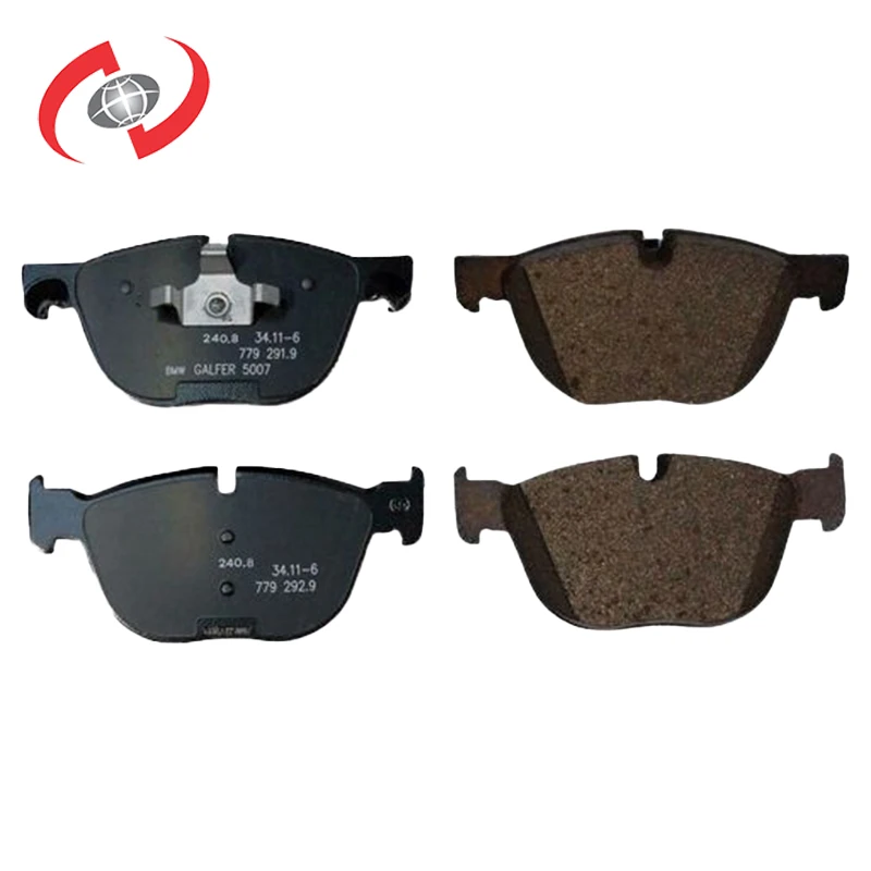 Top quality Auto Parts Wear-resistant Ceramic Front Brake Pads 34114074370 For BMW X5/X6 34116852253