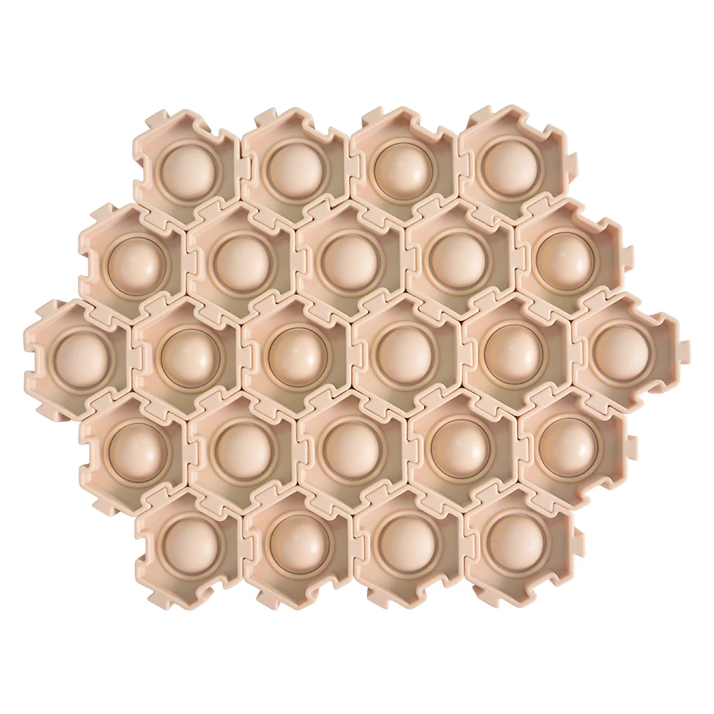 Wholesale Hot Stress Relief Pop Up Bubble Fidget Sensory Toy Push Pop Popper Custom DIY Shape Bubble Push Pop Kids Fidget Toy