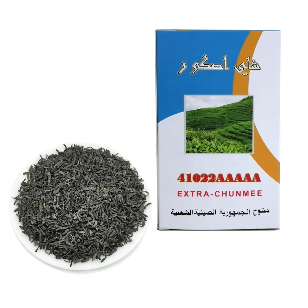 Factory wholesale good quality and taste Chunmee green tea the vert  41022 for West Africa and Middle East market