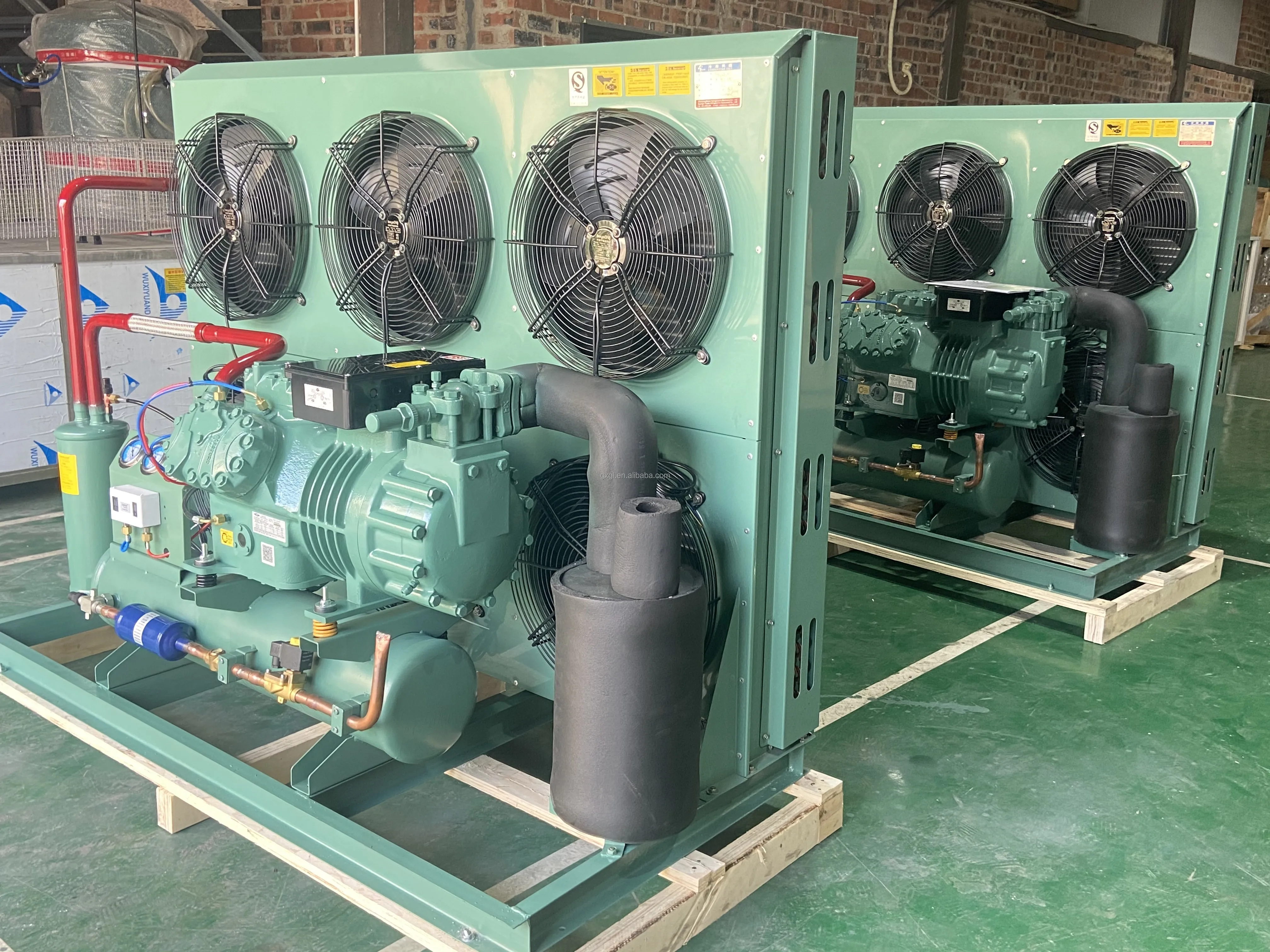 Original  BITZER. Compressor Semi-Hermetic Air Cooled Condensing Unit Refrigeration unit