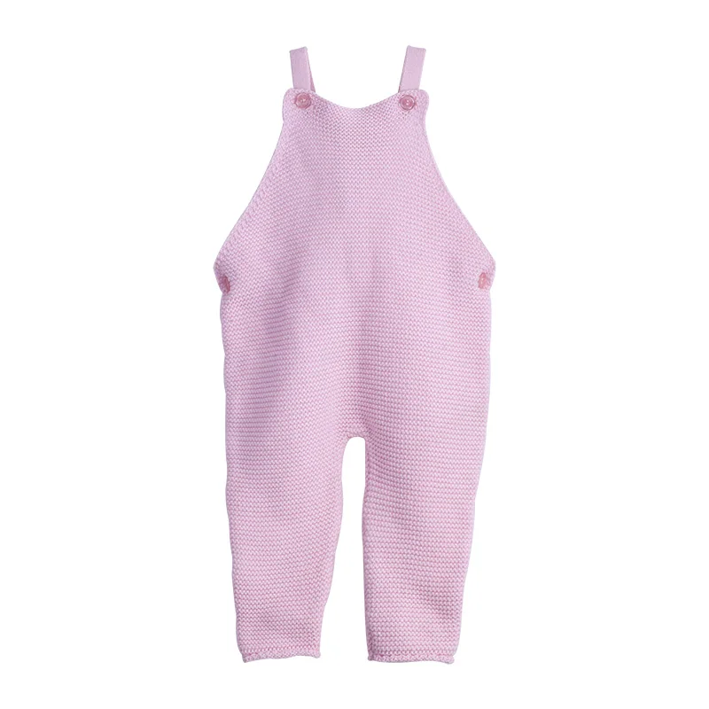 Новейший дизайн розовые вязаные детские брюки из 100% хлопка в рубчик для (62242733387)