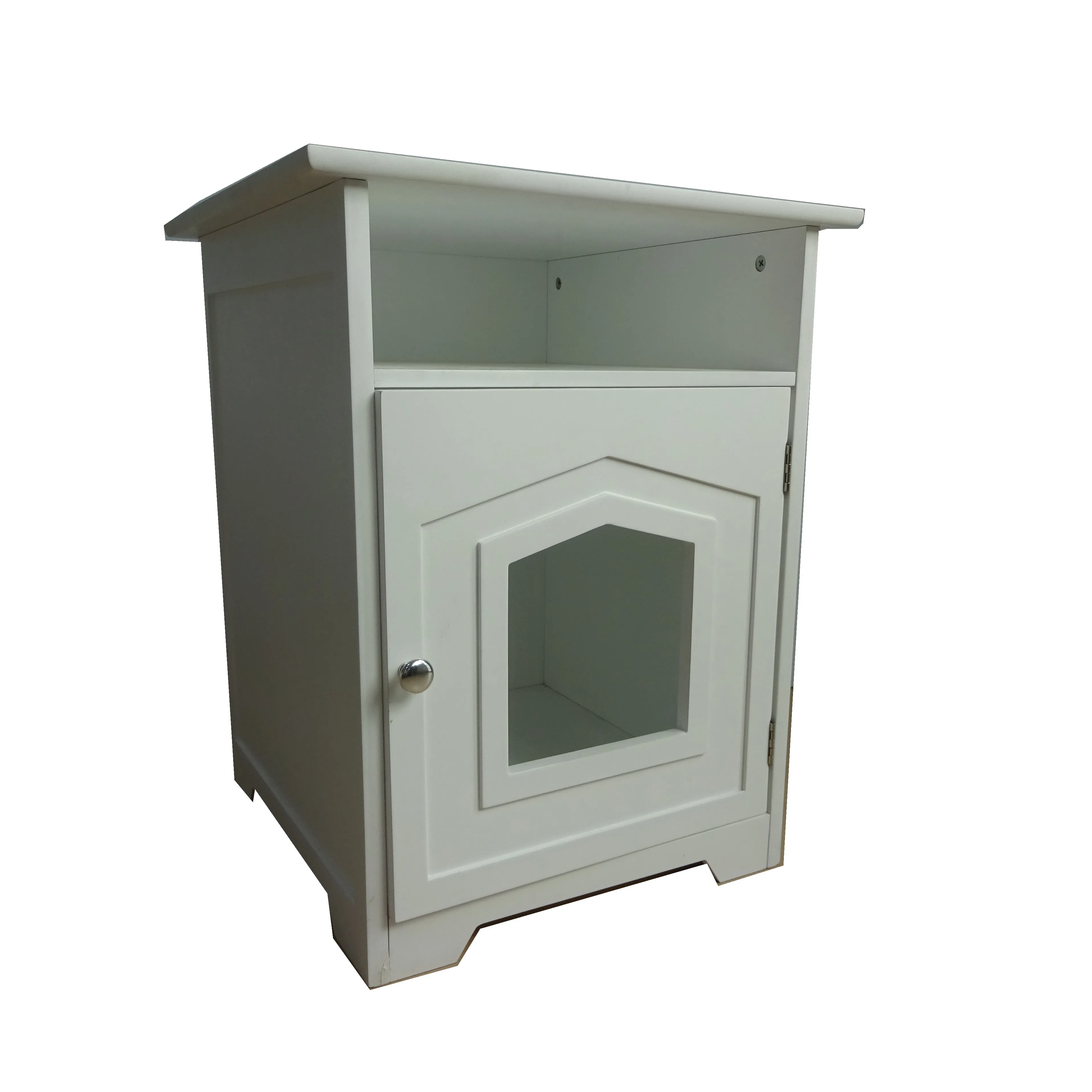 Indoor Pet Furniture for Cat House Wooden Cat Cage with Door