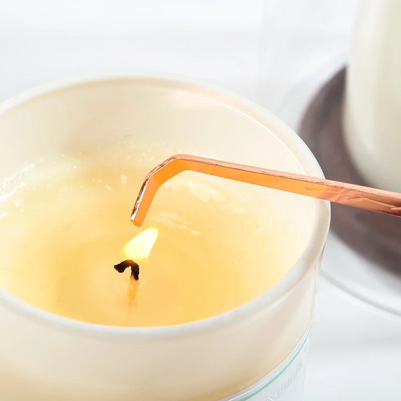 Набор аксессуаров для ароматерапии крючок свечи черного и золотого цвета резной узор под заказ фитиль глушитель