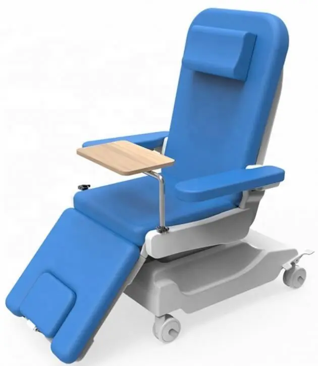 AM-DY006W Hospital 4 motors electric with CPR function weighing system medical phlebotomy chair blood Hemodialysis chairs