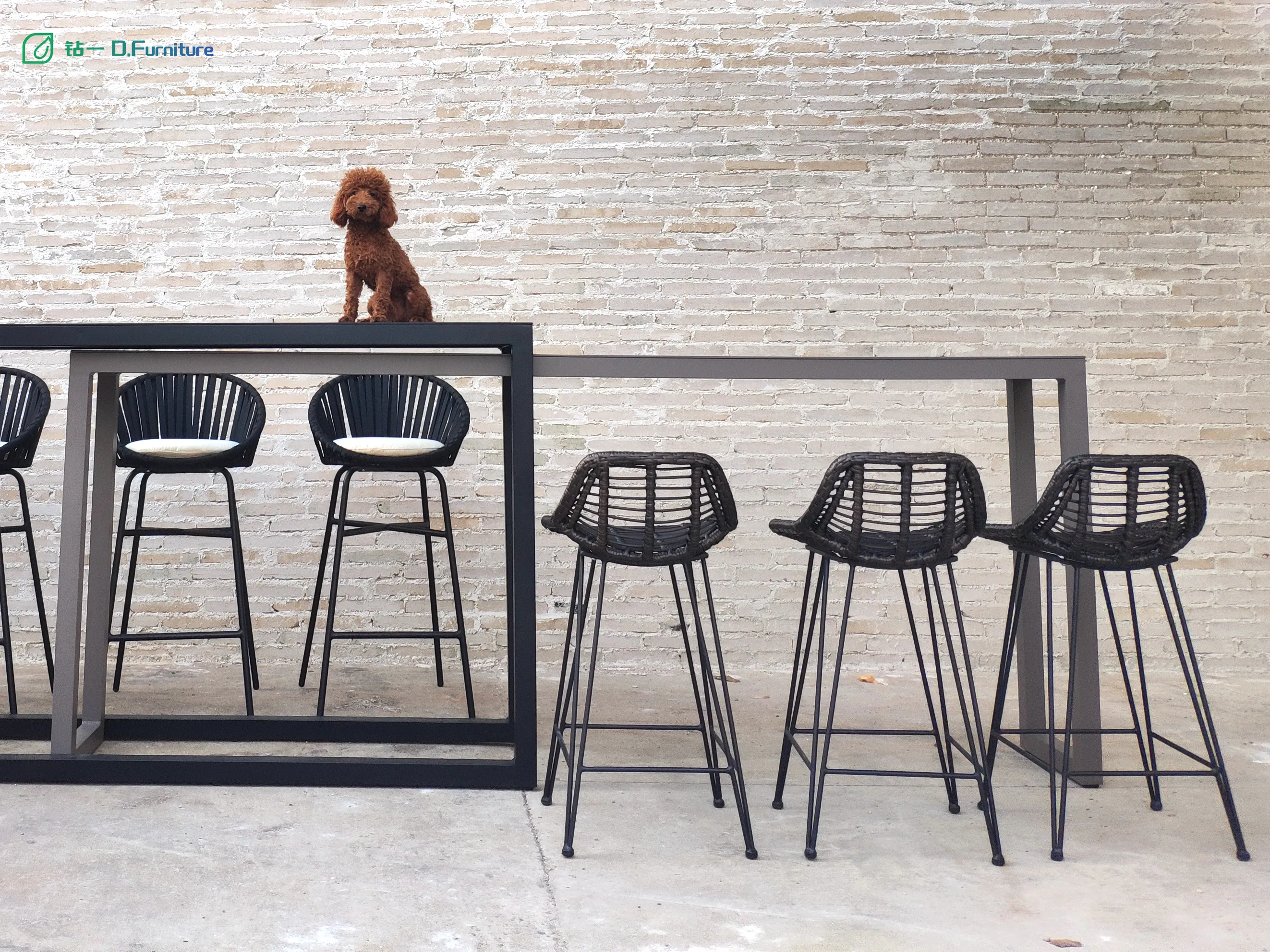 Stool Bar Chair with Footrest Stackable Newly Design Cheap Bar Commerical Funiture Colorful Bar Metal