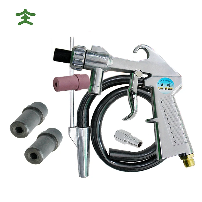 6.0mm iron nozzle air sand gun Paint removal Car carbon cleaning Hand Held Sand Blast Gun