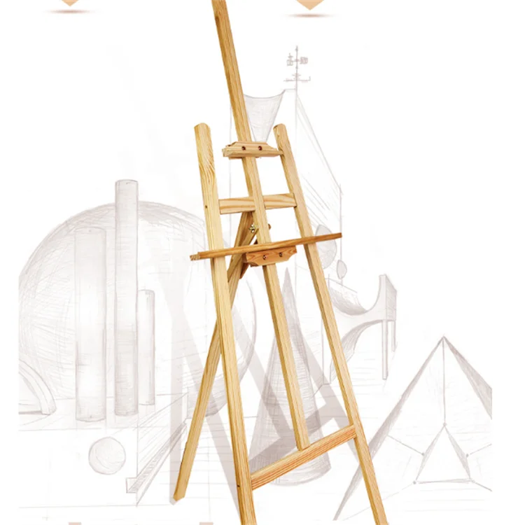 Guaranteed quality moderater price  pine easel wooden painting easle