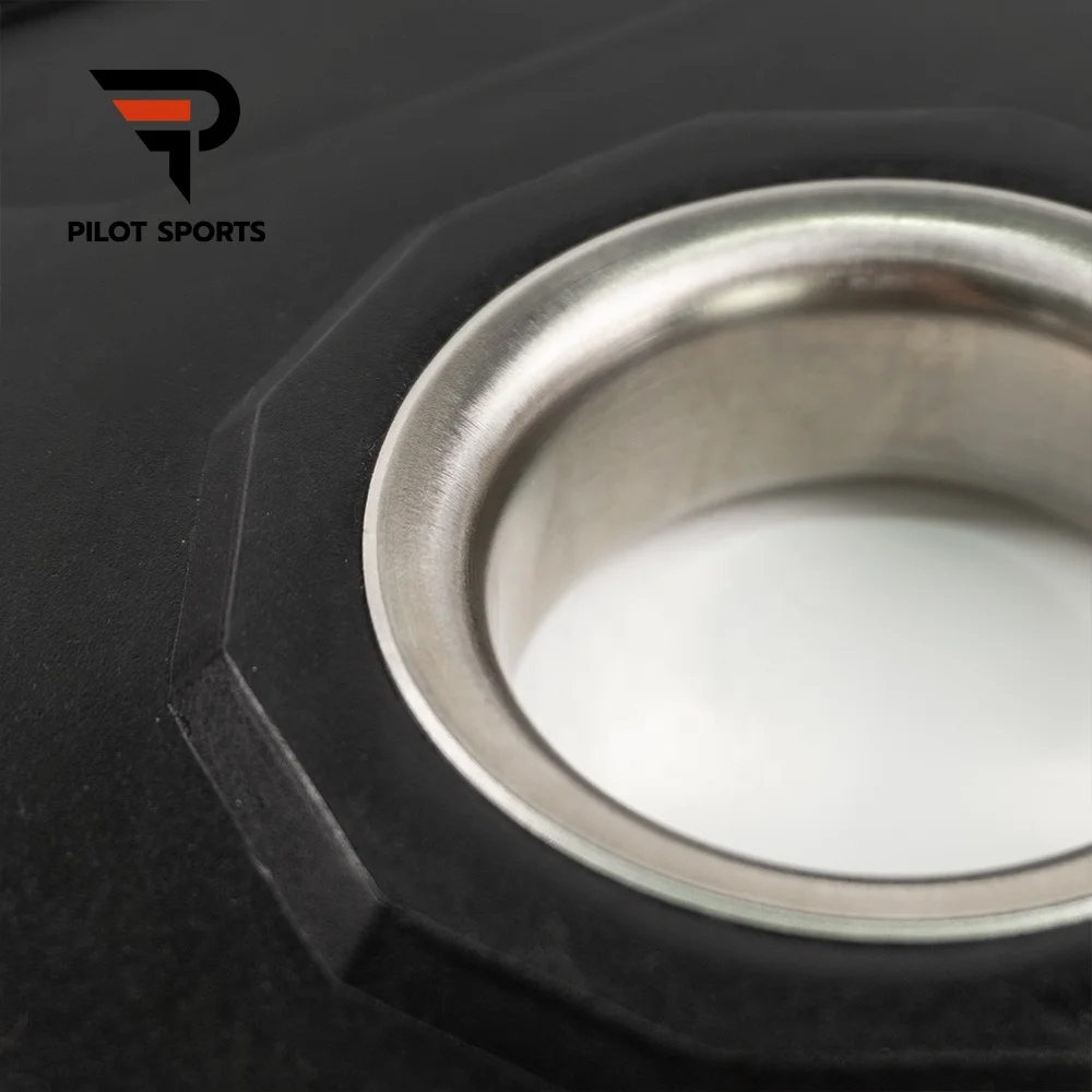 Pilot Sports Wholesale Gym Fitness Weight Lifting Mold Barbell 12 Sides CPU Two Grip Weight Plate