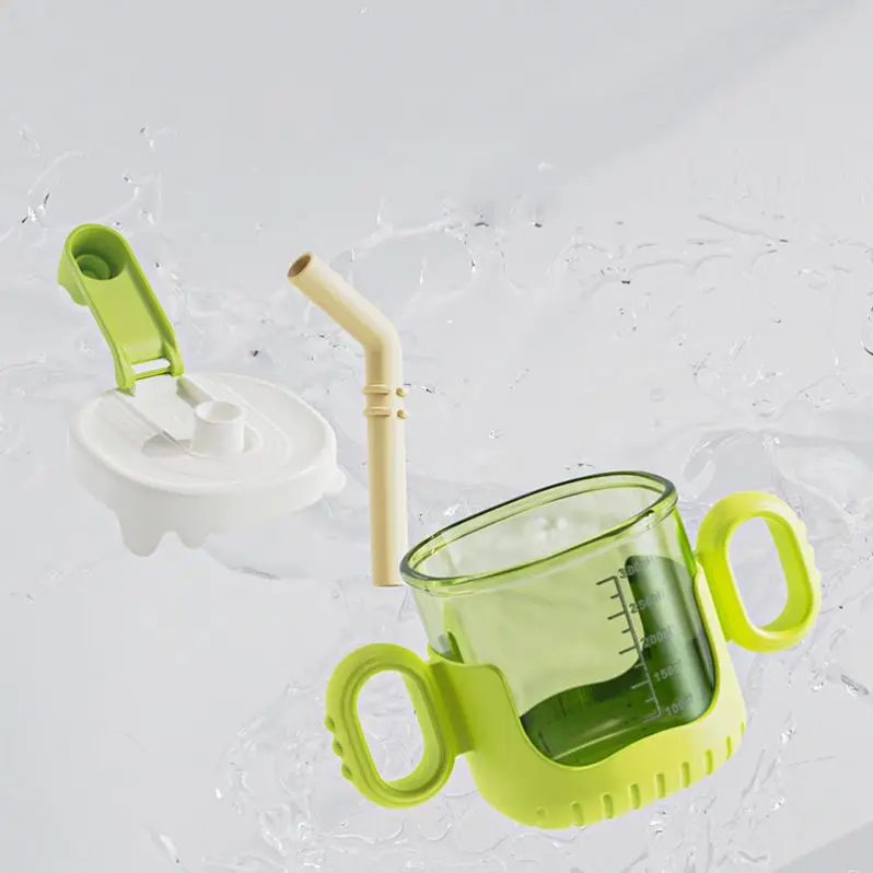 Kid Food Grade PP Baby Training Learning Drinking Cup Unbreakable  Silicone Baby Children Water Cup