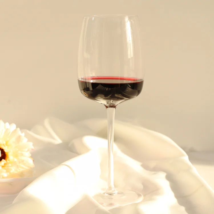 Light Luxury Wine Glass Borosilicate Glass Of Wine Gift Box Set High Appearance Level Tall Pink Wine Glasses Custom Wholesale