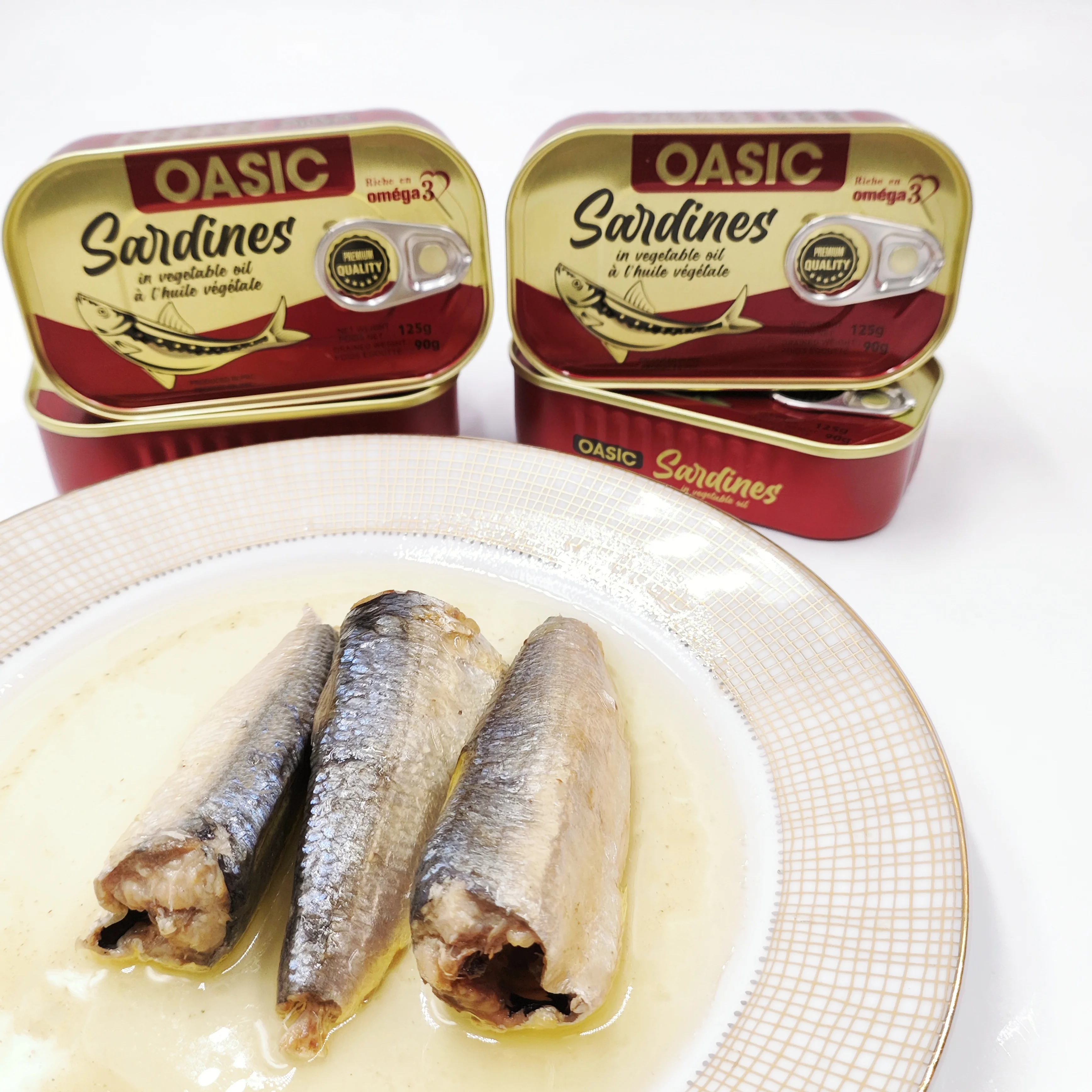 Canned Sardines in Olive Oil and Tomato Sauce 125g High Protein Premium Options