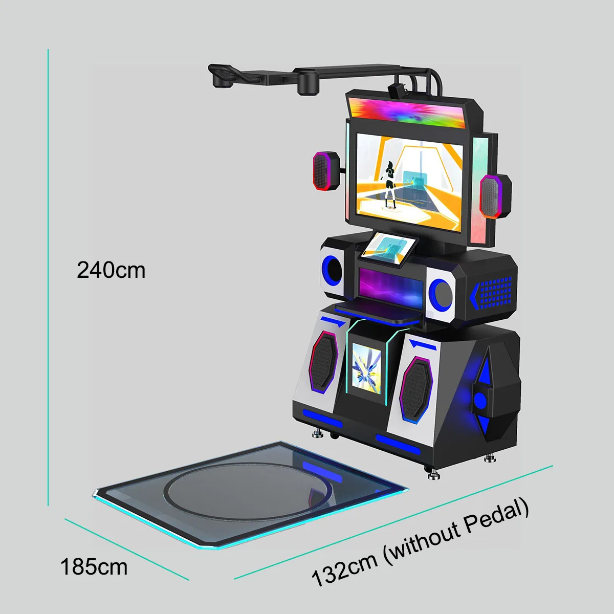 Cheap Virtual Reality Music Simulator Equipment Motion 9D Dance Arcade Machine VRVideo Games