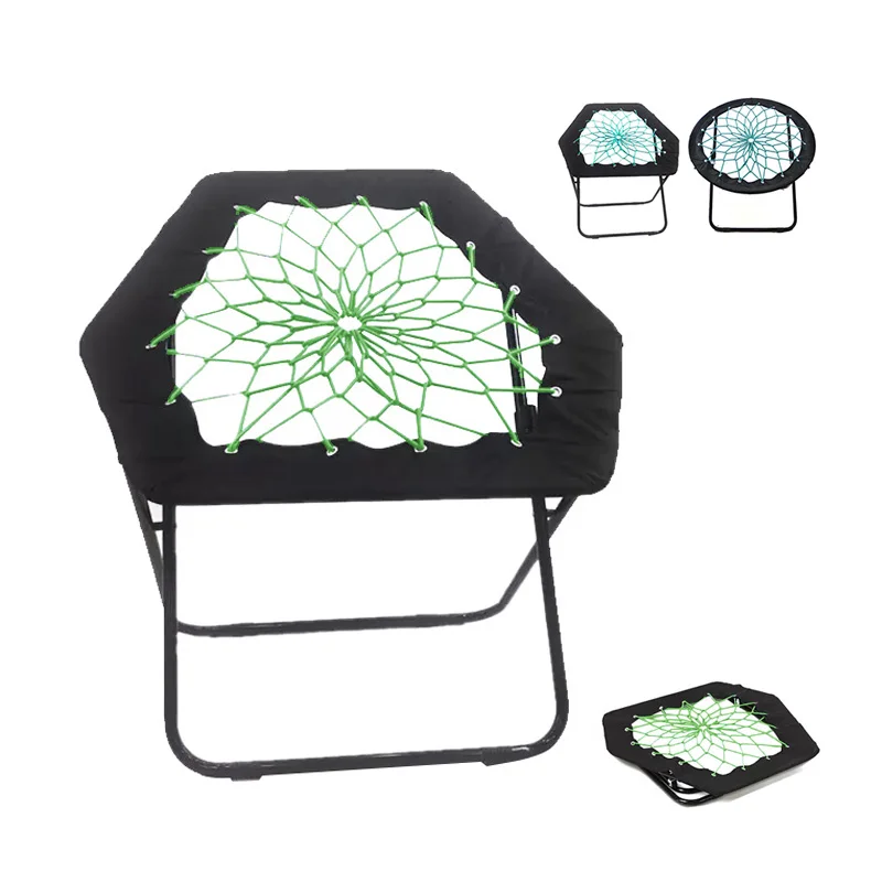 Wholesale Portable Folding round Bungee Beach Chair for Outdoor Activities Climbing Barbecue Tours Style Outdoor