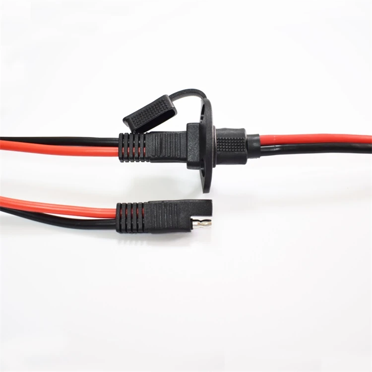 10AWG Чистый медный 5 3 квадратный SAE разъем шасси кабель в сборе шнур питания с винтовым отверстием пылезащитный колпачок 60 см