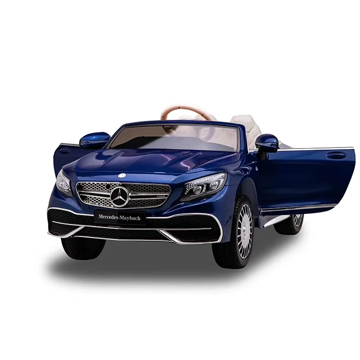 Licensed  Mercedes-Maybach  S650 Cabriolet 12V Electric Ride-On Car for Kids Battery-Powered Child Toys rechargeable battery