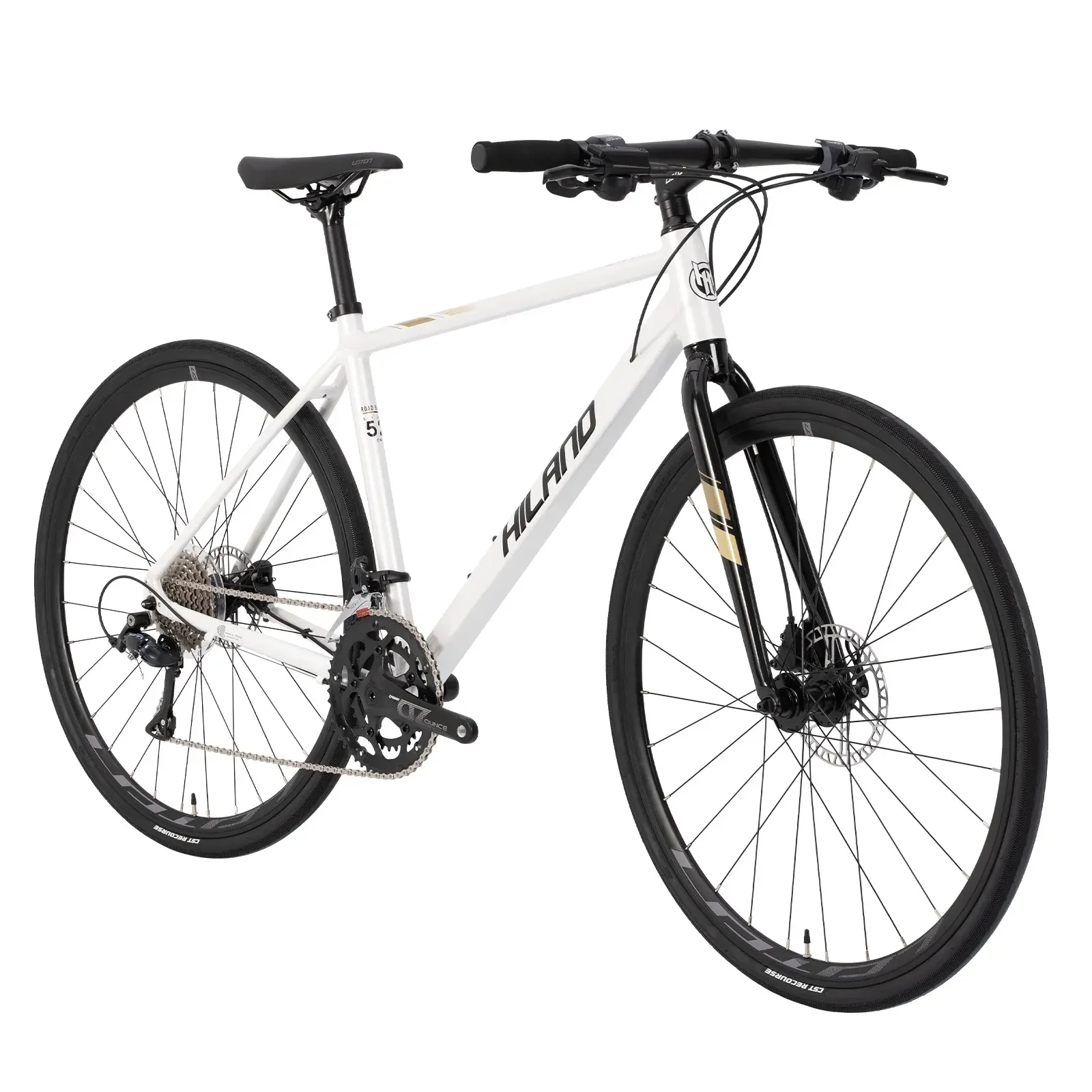 JOYKIE HILAND High Quality  700cc 9 Speed Aluminum Alloy Disc Brake Road Bike Bicycle for Adult