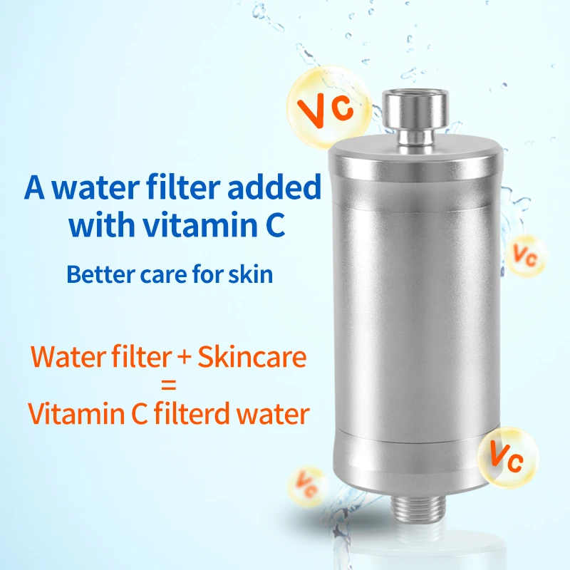 Beauty Shower Filter Advanced Aluminum Alloy Hard Water With Remove Chlorine Mineral Pressure