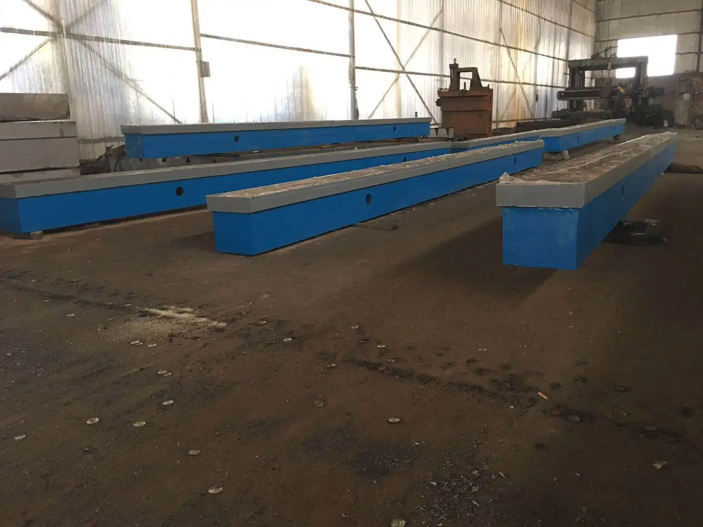 Manual polishing plane cnc machine tool cast iron lapping bed plate inspection platform