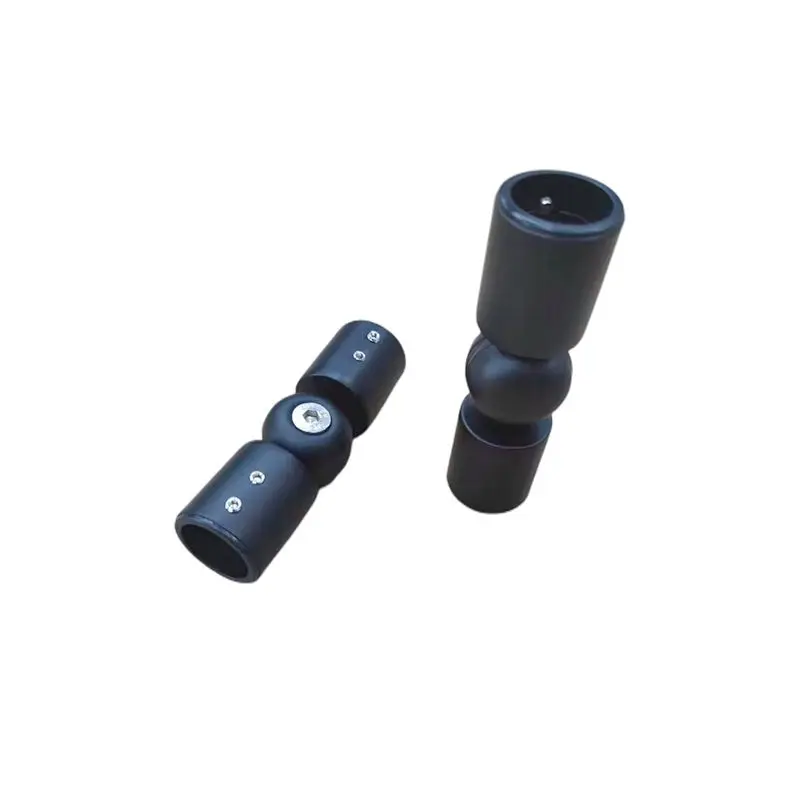 A0228 Austin Stainless Steel Sus304 Matt Black  Round Tube Glass Shower Door Fittings Tube Connector
