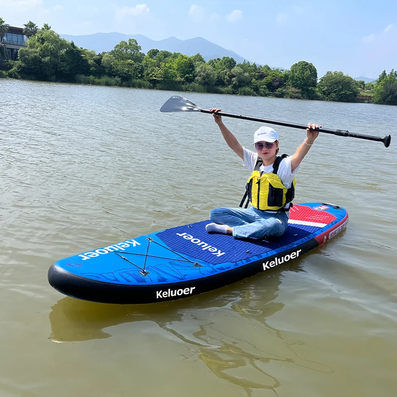 Wholesale sports equipment surf tablas Drop Stitch SUP paddle board inflatable paddle board surfboard