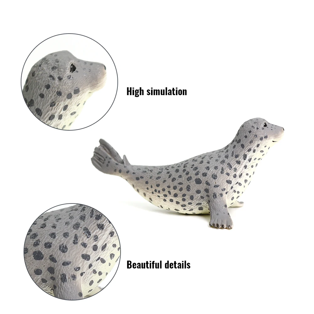 MU GROUP High simulation aquatic  PVC solid deep ocean shark tortoise dolphin model plastic sea animal toy set