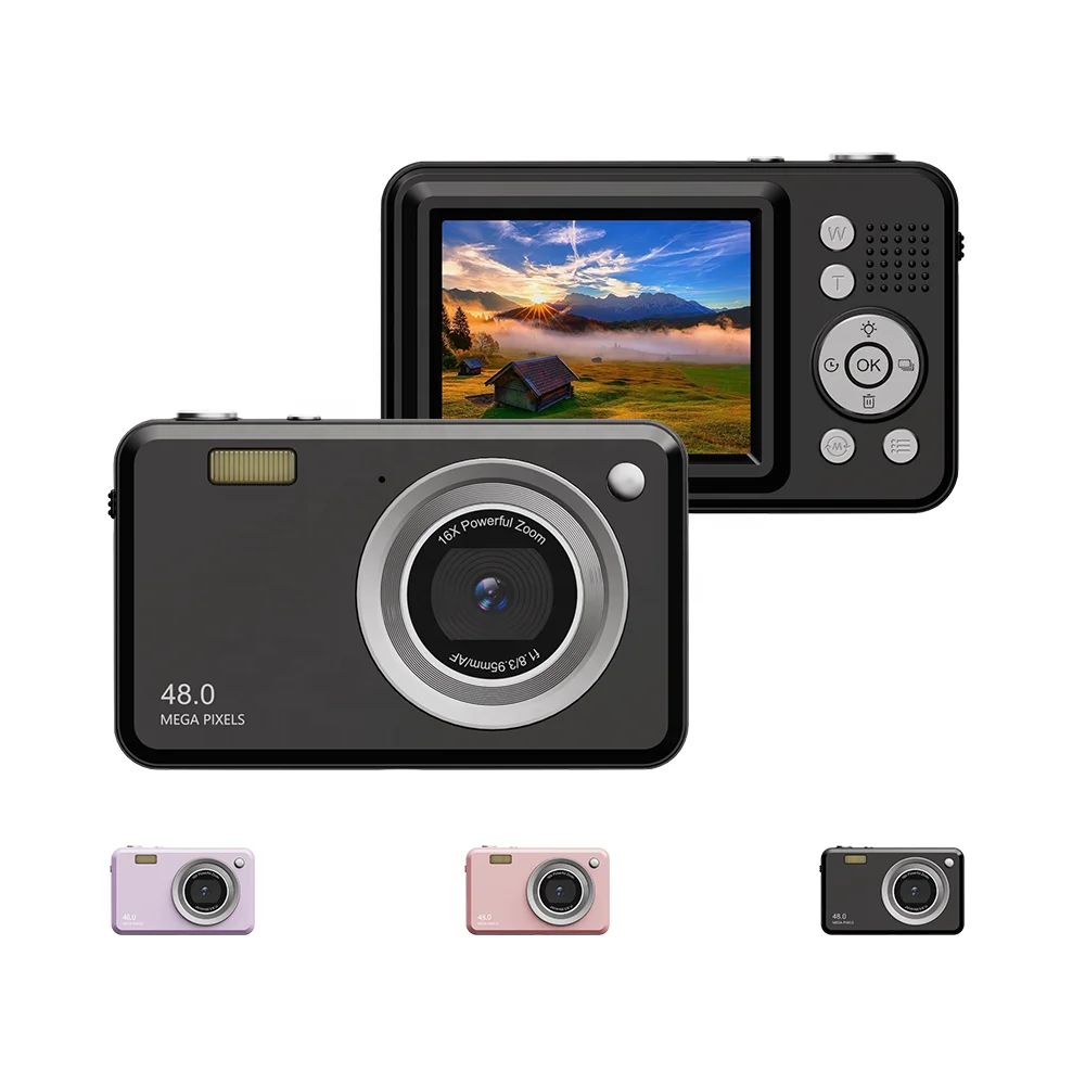 YMX CA07 16X Zoom Fashionable Best Gift Intelligent Small Imaging Tool Digital Camera for Teens Students Maiden Scholar juvenile