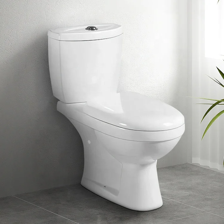 Custom Color Modern Bathroom Seat Siphonic Ceramic Toilets Wc Floor Mounted Two Piece Sanitary Ware Set Toilet Bowl For Hotel