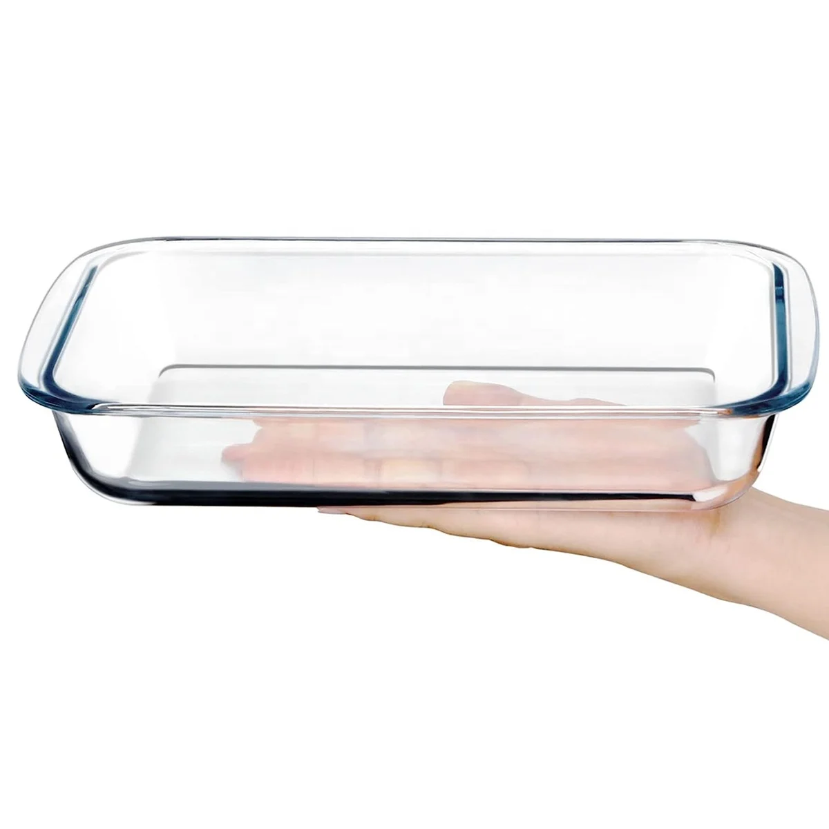 OEM/ODM 1L 1.6L 2.2L wholesale glass bakeware glass baking dish with lid for home cooking 3L